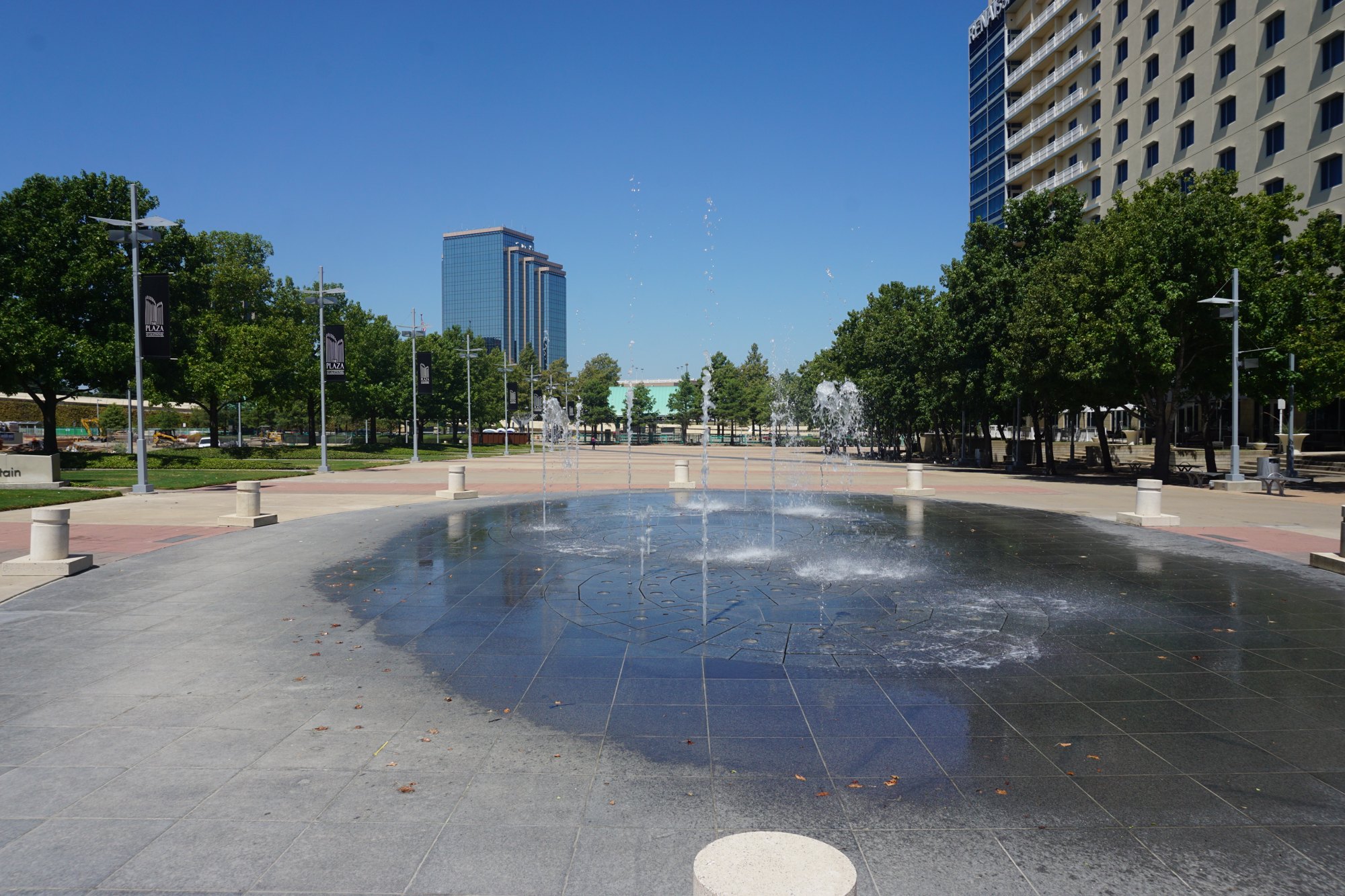 A public plaza in Richardson